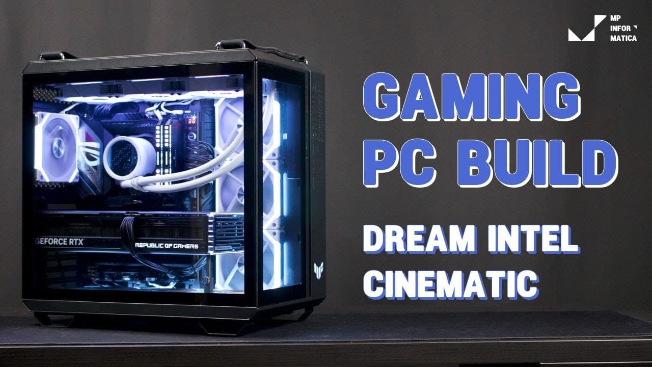 Black and White Gaming PC Build | ASUS TUF Gaming GT502 | ROG RTX 4090, i9 13900K, ROG Ryuo III 360