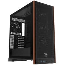 Thermaltake S370 WS PC-Gehäuse, Midi-Tower, E-ATX, Tempered Glass - schwarz