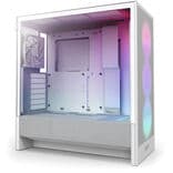 NZXT H5 Flow RGB PC-Gehäuse, Midi-Tower, ATX, RGB, Tempered Glass - weiß