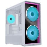 Lian Li LANCOOL 217 INF PC-Gehäuse, Midi-Tower, Tempered Glass, RGB-Beleuchtung - weiß